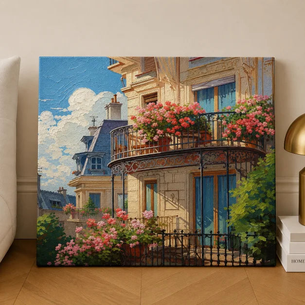 Balkon w Kwiatach 40x50cm